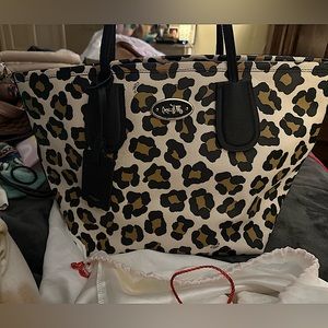 Coach Leopard Tote